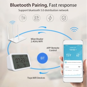WiFi smart termometar i higrometar ZigBee - Img 4