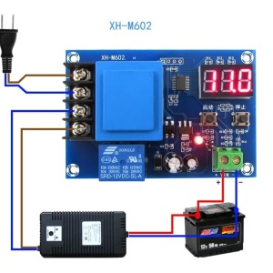 XH-M602 Digitalni Modul za Kontrolu Punjenja Baterija i Akumulatora AC 220V - Img 5