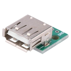 Ženski USB A na DIP Adapter Pločica za lemljenje (4 pina, 2.54mm) - Breakout Modul za Prototip Ploče - Img 6