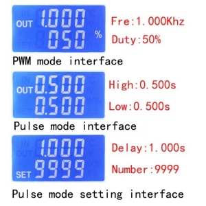 ZK-PP2K PWM i PULSE Regulator Brzine DC Motora i Generator Signala sa LCD ekranom 8A 150W - Img 6