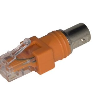 Adapter BNC Ženski na RJ45 Muški za Testiranje Mreže i Koaksijalnih Kablova - Img 1
