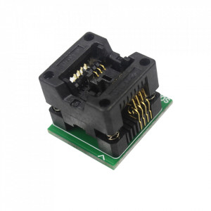 Adapter SOIC8 / SOP8 na DIP8 150mil – ZIF podnožje za programiranje - Img 4