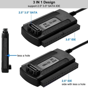Adapter USB2.0-SATA/IDE 2.5"/IDE 3.5" - Img 4