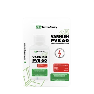 AG TermoPasty Varnish PVB 60 - Zaštitni izolacioni lak za štampane ploče (PCB) 50ml