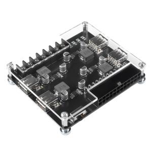 ATX Adapter Modul za Napajanje sa 4x USB Brzo Punjenje (3.3V-12V) - Adapter Ploča za Računarsko Napajanje