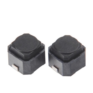 Bešumni Silikonski Taster SMD 6x6x5mm - Silent Tactile Switch (2 pina) - Img 2