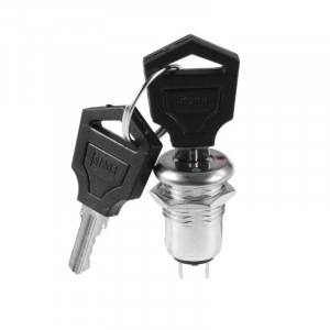 Bravica sa ključem i prekidačem 12mm SPST (ON/OFF)