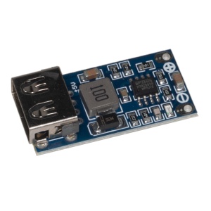 DC-DC Buck Step-Down Konvertor 6.5V-24V na 5V 3A sa USB-om