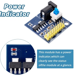 DC-DC Step-Down Modul Napajanja 12V na 5V i 3.3V AMS1117 - Img 3