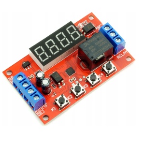 Digitalni Vremenski Relej Tajmer 12V - Programabilni Modul sa LED Displejom - Img 5