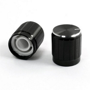 Dugme za potenciometar 15x17mm crno - Img 2