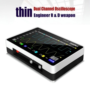 FNIRSI 1013D Digitalni Tablet Osciloskop 100MHz 2 Kanala 7" Touchscreen - Img 5
