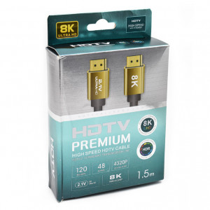 HDMI kabl muško-muški V2.1 8K premium 1.5m - Img 2