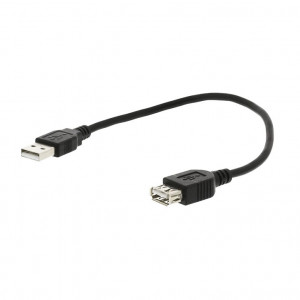 Kabl USB2.0 A M-USB2.0 A F 0.2m