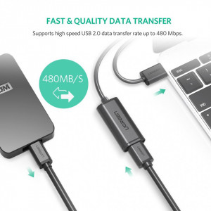 Kabl USB2.0 A muški-USB2.0 A ženski sa pojačivačem 5m - Img 2