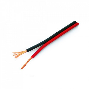 Kabl za zvučnike 2x0.75mm2 crno-crveni