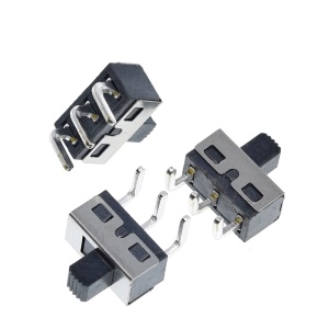 Klizni prekidač SS12D06 3-pin 3A/250V ugaoni za PCB - Img 3