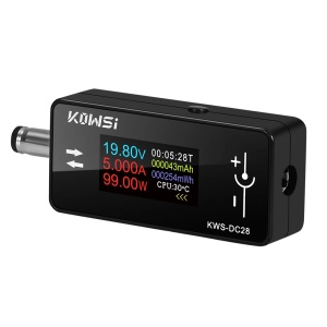 KWS-DC28 Digitalni Tester Napona i Struje DC 4-30V 12A - Voltmetar Ampermetar i Merač Potrošnje Snage sa Ekranom - Img 2