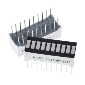LED bargraf displej 10 segmenata višebojni - Linijski indikator nivoa (KYX-B10BGYR) - Img 4