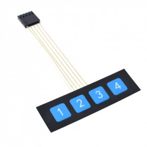 Matrična membranska tastatura 1x4 (4 tastera) folijska - za Arduino i ESP32 - Img 5