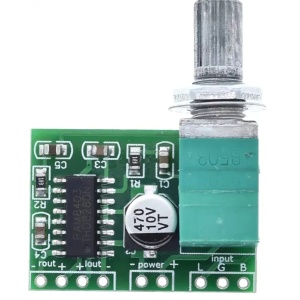 Mini Stereo Audio Pojačalo PAM8403 Klasa D sa Potenciometrom 2x3W DC 5V - Img 4