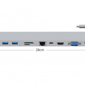 Multifunkcionalni USB hub "11 u 1" - Img 2