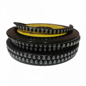 Oznaka za provodnik EC-1 "0" crna-100 komada