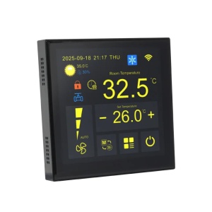 Pametni Wi-Fi Termostat za Fan-Coil (Ventilokonvektor) Crni - Img 2
