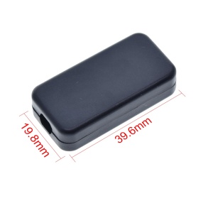 Plastična kutija za elektroniku 40x20x11mm crna sa otvorom za kabl - Img 6
