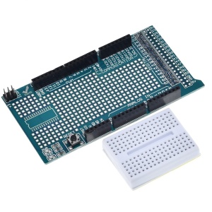Prototipska Ploča za Arduino Mega Proto Shield V3 sa Breadboard-om - Img 2