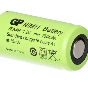 Punjiva Baterija GP 75AAH NiMH 1.2V 750mAh (2/3 AA format) - Img 2