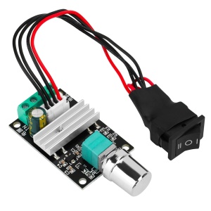 PWM Regulator Brzine DC Motora 6V-28V 3A sa Preklopnikom za Promenu Smera (Napred/Nazad) - Img 2