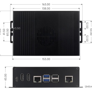 RaspberryPi 5 kućište metalno nadgradno (sa dodatnim LAN priključkom) - Img 6