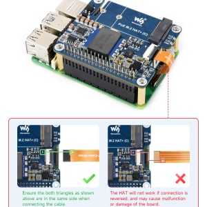 RaspberryPi 5 PCIe na M.2 adapter (C) sa PoE funkcijom - Img 2