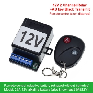RF Daljinski Prekidač 12V sa 2 Kanala – Relejni Modul 433MHz - Img 1