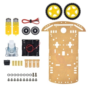 Šasija za Pametan Auto Robot 2WD Komplet (Smart Car Arduino) sa DC Motorima i Encoderima - Img 3
