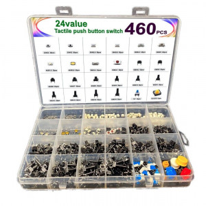 Set mikro tastera 460 komada – 24 vrste (za auto ključeve i elektroniku)