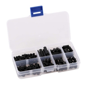 Set plastičnih odstojnika, vijaka i navrtki M3 180/1 - Img 3