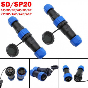 Set vodootpornih konektora SP20 3 pina CC - Img 4