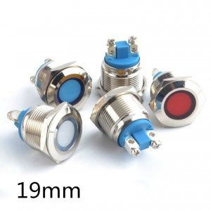 Signalna LED sijalica 19mm 230VAC žuta - Img 3