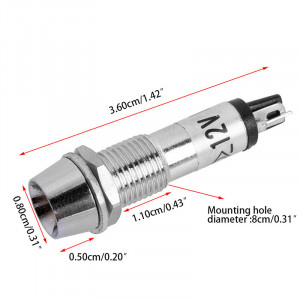 Signalna LED sijalica 230VAC crvena - Img 4