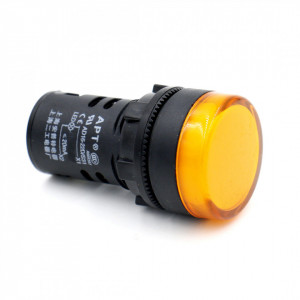 Signalna sijalica 230VAC 22mm žuta