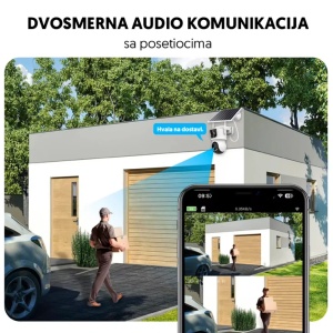 Solarna WiFi Kamera za Video Nadzor sa Dva Objektiva 4MP – AOV 24/7 Snimanje - Img 4