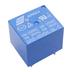 Songle Elektromagnetni Relej 5V 10A SRD-05VDC-SL-C (SPDT 5-pin) - za Arduino i elektroniku - Img 2