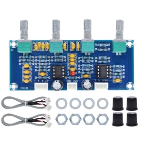 Stereo Audio Pretpojačalo XH-A901 NE5532 sa Regulacijom Boje Tona 12-24V - Img 3