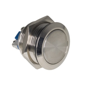 Taster metalni 22mm ravna glava