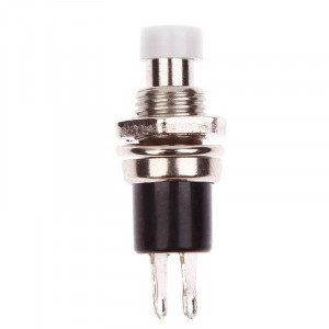 Taster za montažu na šasiju 0.5A 250V 7mm beli - Img 7