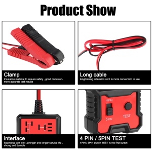 Tester Auto Releja 12V – Za 4-pinske i 5-pinske Releje - Img 5