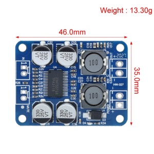 TPA3118 Mono Digitalno Audio Pojačalo 60W PBTL Modul 8-24V - Img 4