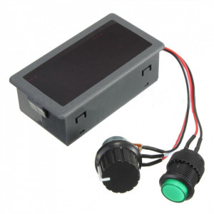 Ugradni PWM Kontroler i Regulator Broja Obrtaja DC Motora 6V-30V 8A sa LED Ekranom - Img 2